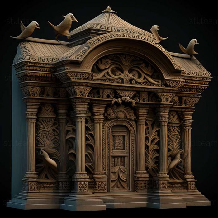 3D model Temple (STL)